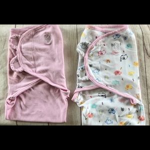NWOT SM/MED Summer Swaddles (2) 100% Cotton